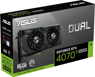 ASUS GeForce RTX 4070 Ti SUPER DUAL OC graphics card (16 GB GDDR6)