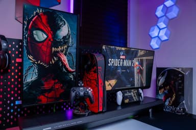 Cable Guys Symbiote Spider-Man kontroller/mobilholder