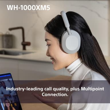 Sony WH-1000XM5 trådløse around-ear hodetelefoner (sort)