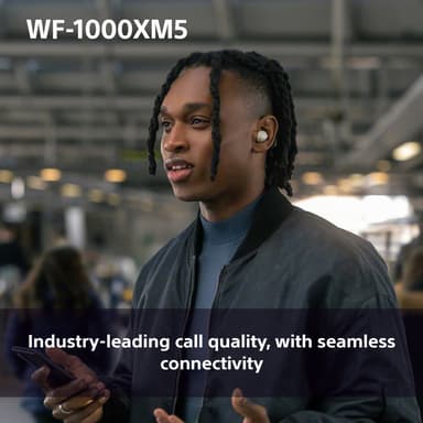 Sony WF-1000XM5 helt trådløse in-ear hodetelefoner (sort)