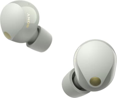 Sony WF-1000XM5 helt trådløse in-ear hodetelefoner (sølv)