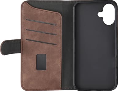 Gear iPhone 16 Plus lommebokdeksel (brun)