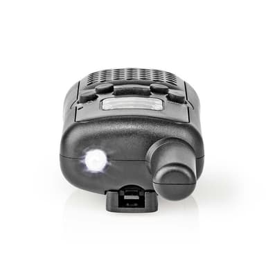 Nedis Walkie-Talkie Set | 2 håndsett | Opp til 5 km | Frekvens kanal: 8 | PTT / VOX | Opp til 2.5 timer | Sort