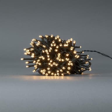 Nedis Julebelysning | Streng | 192 LED's | Varm Hvit | 14.40 m | Lyseffekter: 7 | Innendørs eller utendørs | Batteri drevet