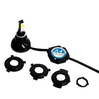 LED-konvertering for motorsykkel, H4, H6, 6000K