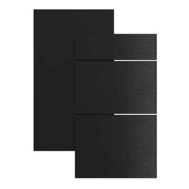 Epoq Edge skuffefront til kjøkken 100x26 (sort aske)