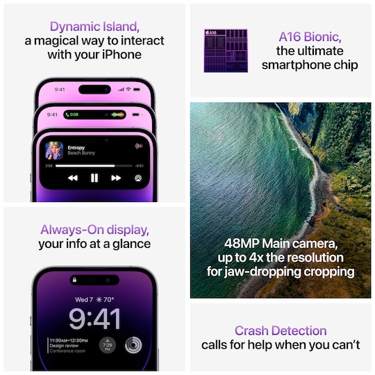 iPhone 14 Pro Max – 5G smarttelefon 128GB Gullfinish