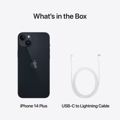 iPhone 14 Plus – 5G smarttelefon 128GB Midnatt