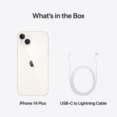iPhone 14 Plus – 5G smarttelefon 128GB Stjerneskinn