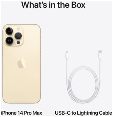 iPhone 14 Pro Max – 5G smarttelefon 256GB Gullfinish