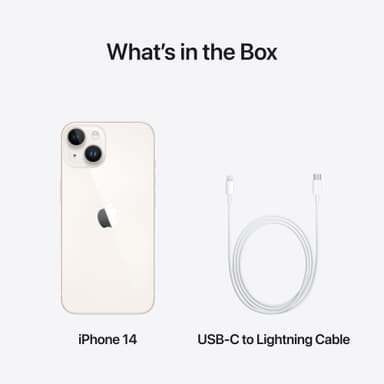 iPhone 14 – 5G smarttelefon 128GB Stjerneskinn