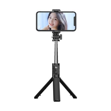 Uttrekkbart mobilstativ med fjernkontroll P20S Sort 18.5-73 cm