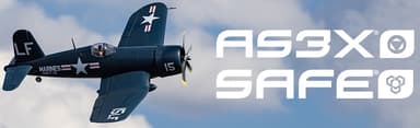 E-Flite F4U-4 Corsair 1.2m BNF Basic AS3X & SAFE