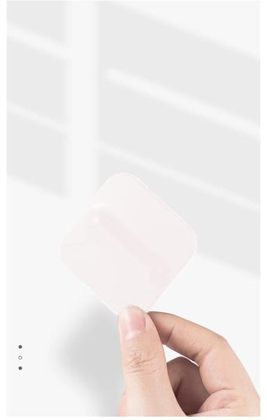 Bærbart tastaturstativ ABS Hvit 2-pakning