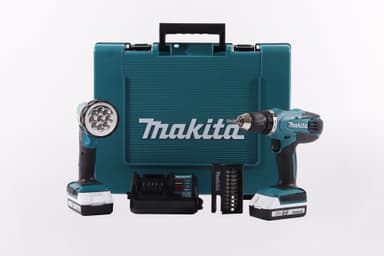 Makita DF457DWLX1 Batteribor 18 V 1,5 Ah