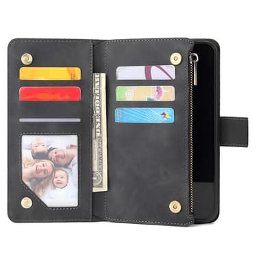 INF Lommebokveske Sort iPhone X/XS
