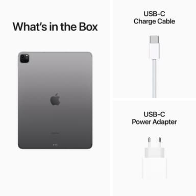 iPad Pro 12,9" 2022 2 TB WiFi + 5G (stellargrå)