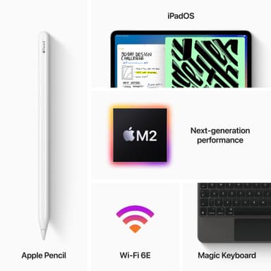 iPad Pro 11" 2022 2 TB WiFi (stellargrå)