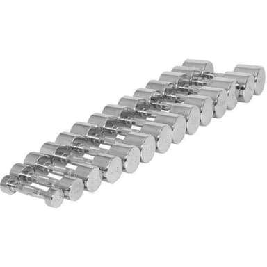 Gorilla Sports Dumbbells Chrome 2 x 9 kg