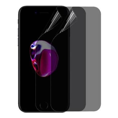 2-pak Privacy Skjermbeskytter 3D Soft HydroGel Apple iPhone 7/8