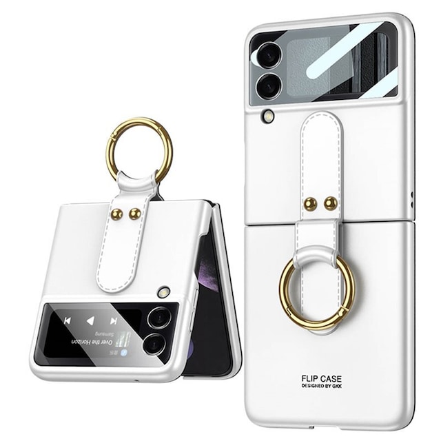 GKK Ring deksel Samsung Galaxy Z Flip 4 - Hvit
