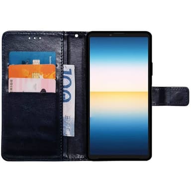 Mobil lommebok 3-kort Sony Xperia 5 IV - Mørkeblå
