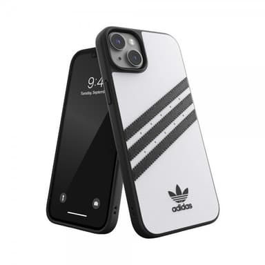 Adidas iPhone 14 Plus Deksel 3 Stripes Snap Case Hvit Svart