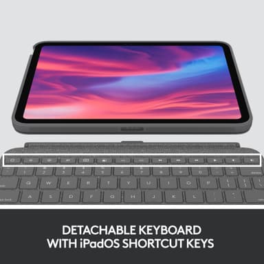 Logitech Combo Touch iPad 10,9" tastatur til nettbrett