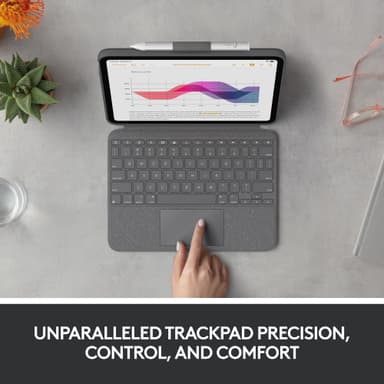 Logitech Combo Touch iPad 10,9" tastatur til nettbrett