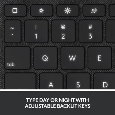Logitech Combo Touch iPad 10,9" tastatur til nettbrett