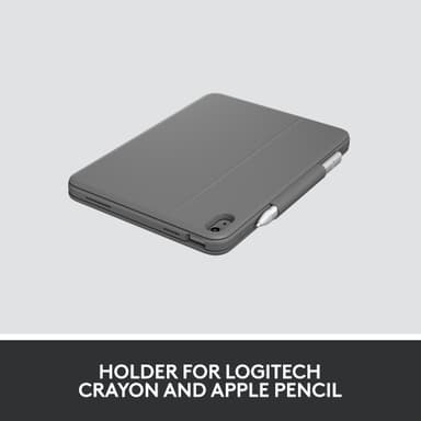 Logitech Rugged Folio iPad 10,9" tastatur til nettbrett