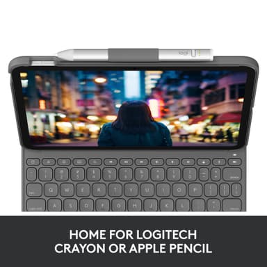Logitech Slim Folio iPad 10,9" tastatur til nettbrett