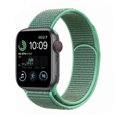 Nylon armbånd Apple Watch SE 2022 (40mm) - Spearmint