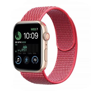 Nylon armbånd Apple Watch SE 2022 (40mm) - Hibiskus