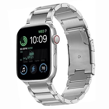 Armbånd BEAD Titan Apple Watch SE 2022 (44mm) - Sølv