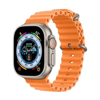 RIB Sport Armbånd Apple Watch Ultra (49mm) - Oransje