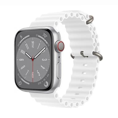 RIB Sport Armbånd Apple Watch 8 (41mm) - Hvit