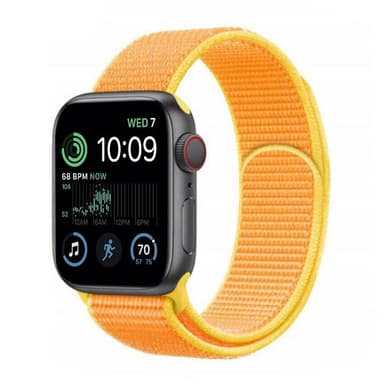 Nylon armbånd Apple Watch SE 2022 (40mm) - Canary Yellow