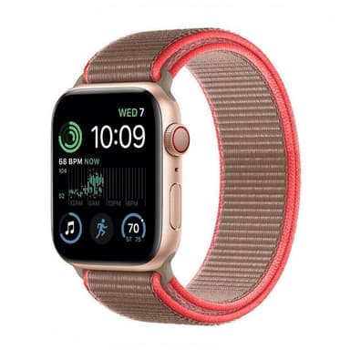 Nylon armbånd Apple Watch SE 2022 (40mm) - Neon pink