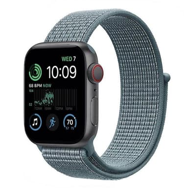 Nylon armbånd Apple Watch SE 2022 (44mm) - Celestial teal