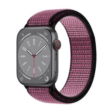 Nylon armbånd Apple Watch 8 (41mm) - True Berry