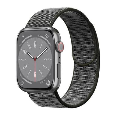 Nylon armbånd Apple Watch 8 (41mm) - Dark olive