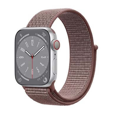 Nylon armbånd Apple Watch 8 (45mm) - Smoke Mauve