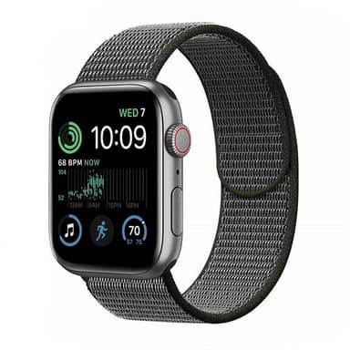 Nylon armbånd Apple Watch SE 2022 (40mm) - Dark olive