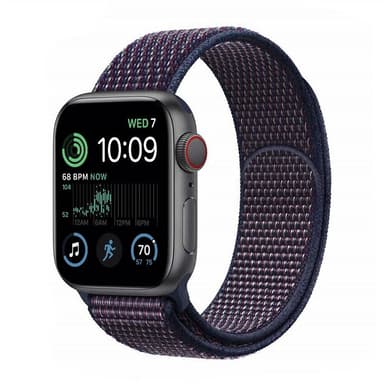 Nylon armbånd Apple Watch SE 2022 (44mm) - Indigo