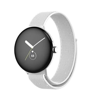 Nylon Armbånd Google Pixel Watch - Summit White