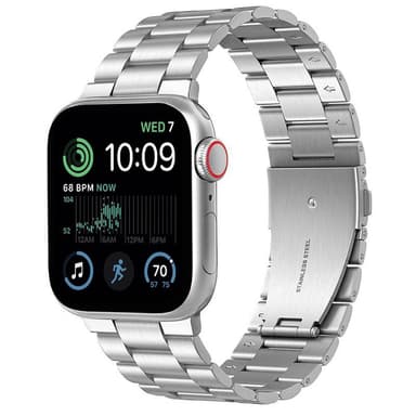 Armbånd Rustfritt stål Apple Watch SE 2022 (40mm) - Sølv