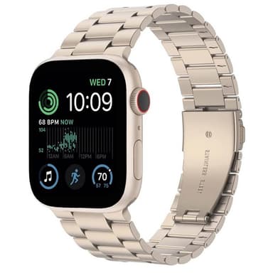 Armbånd Rustfritt stål Apple Watch SE 2022 (44mm) - Champagne
