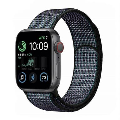 Nylon armbånd Apple Watch SE 2022 (40mm) - Glowing Grapes