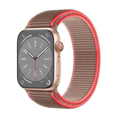 Nylon armbånd Apple Watch 8 (41mm) - Neon pink